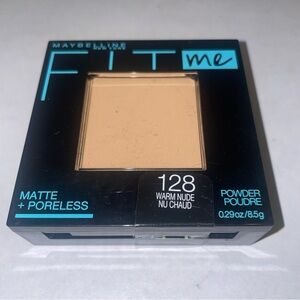 Maybelline Fit Me Matte + Poreless Warm Nude Powder 128